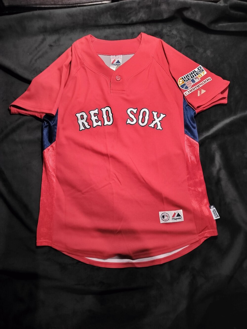 Genuine Merchandise Majestic Red Boston Red Sox World Series Jersey Kids Large